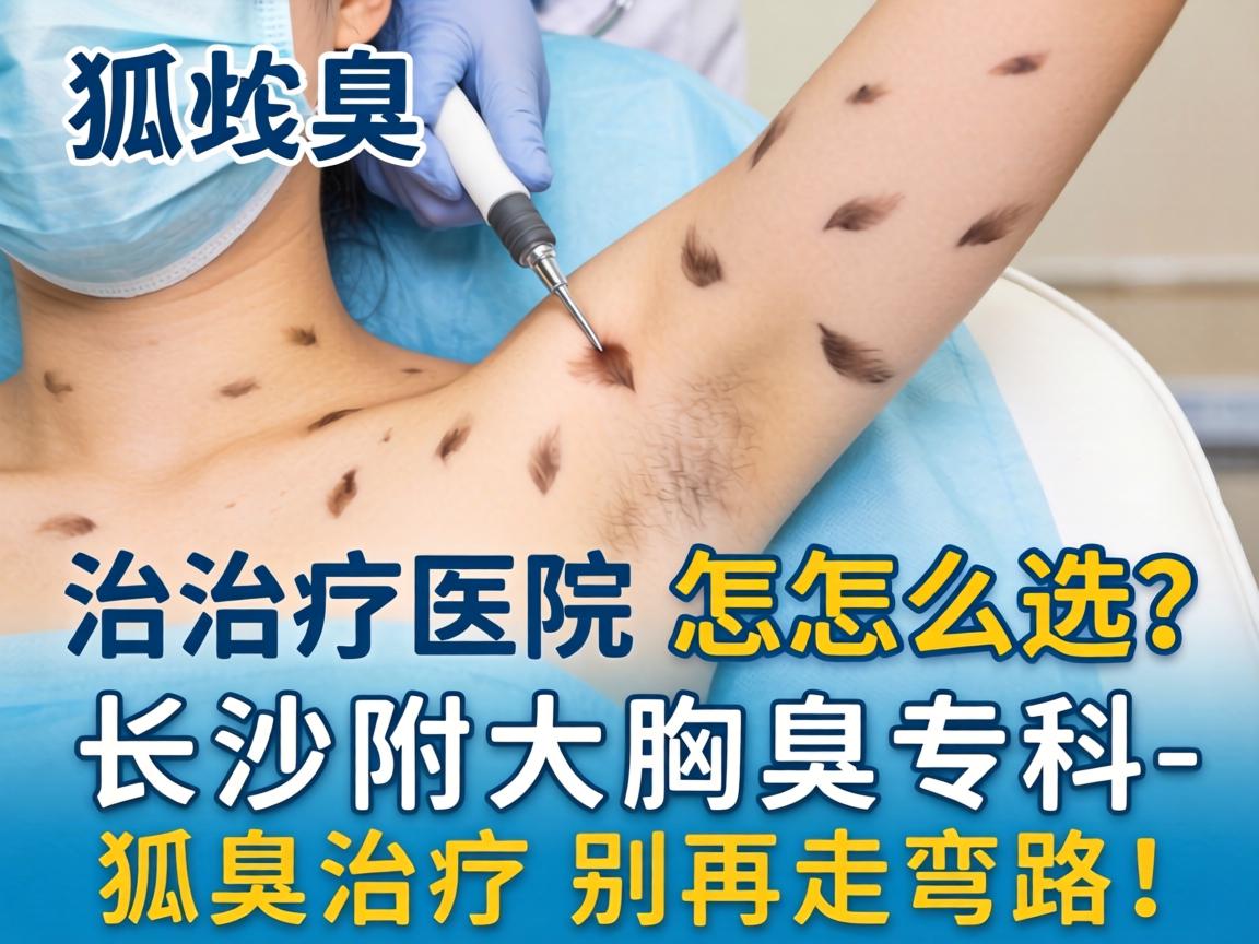 狐臭治疗医院怎么选？长沙附大腋臭专科，狐臭治疗别再走弯路！