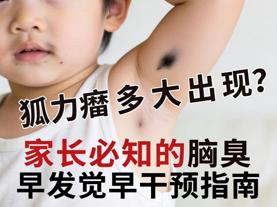 小孩狐臭多大出现？家长必知的腋臭早发现早干预指南
