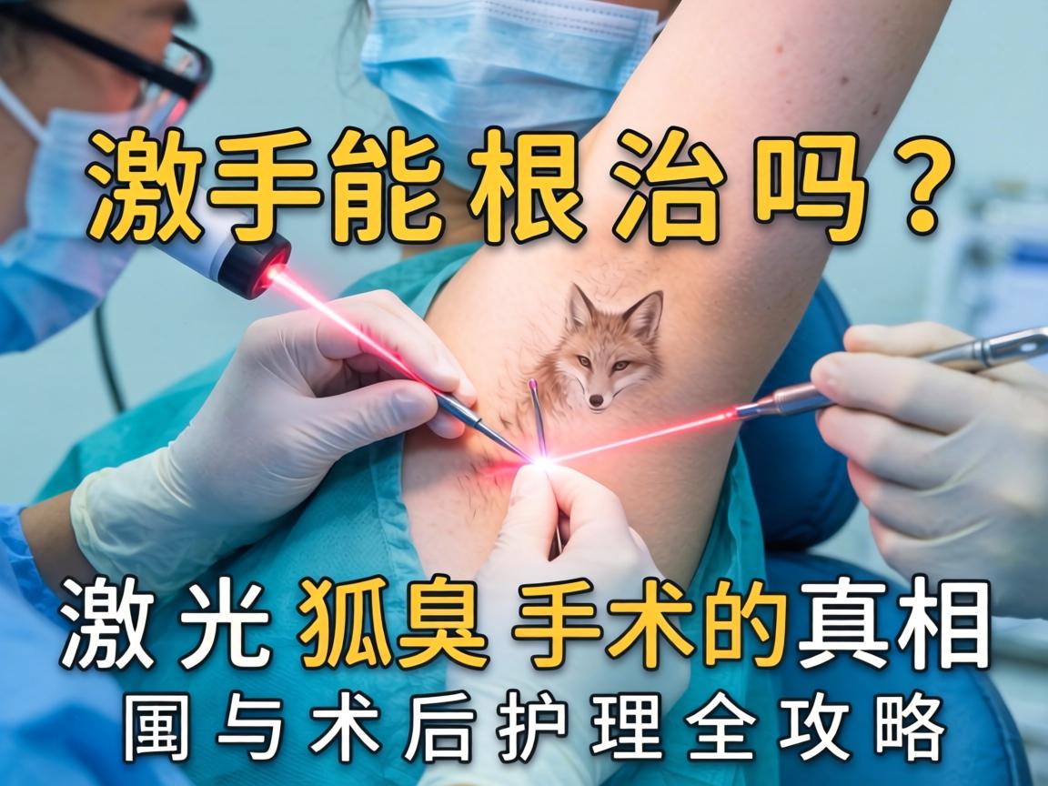 激光狐臭手术能根治吗？激光狐臭手术的真相与术后护理全攻略