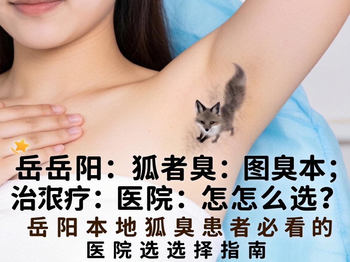 岳阳狐臭治疗医院怎么选？岳阳本地狐臭患者必看的医院选择指南