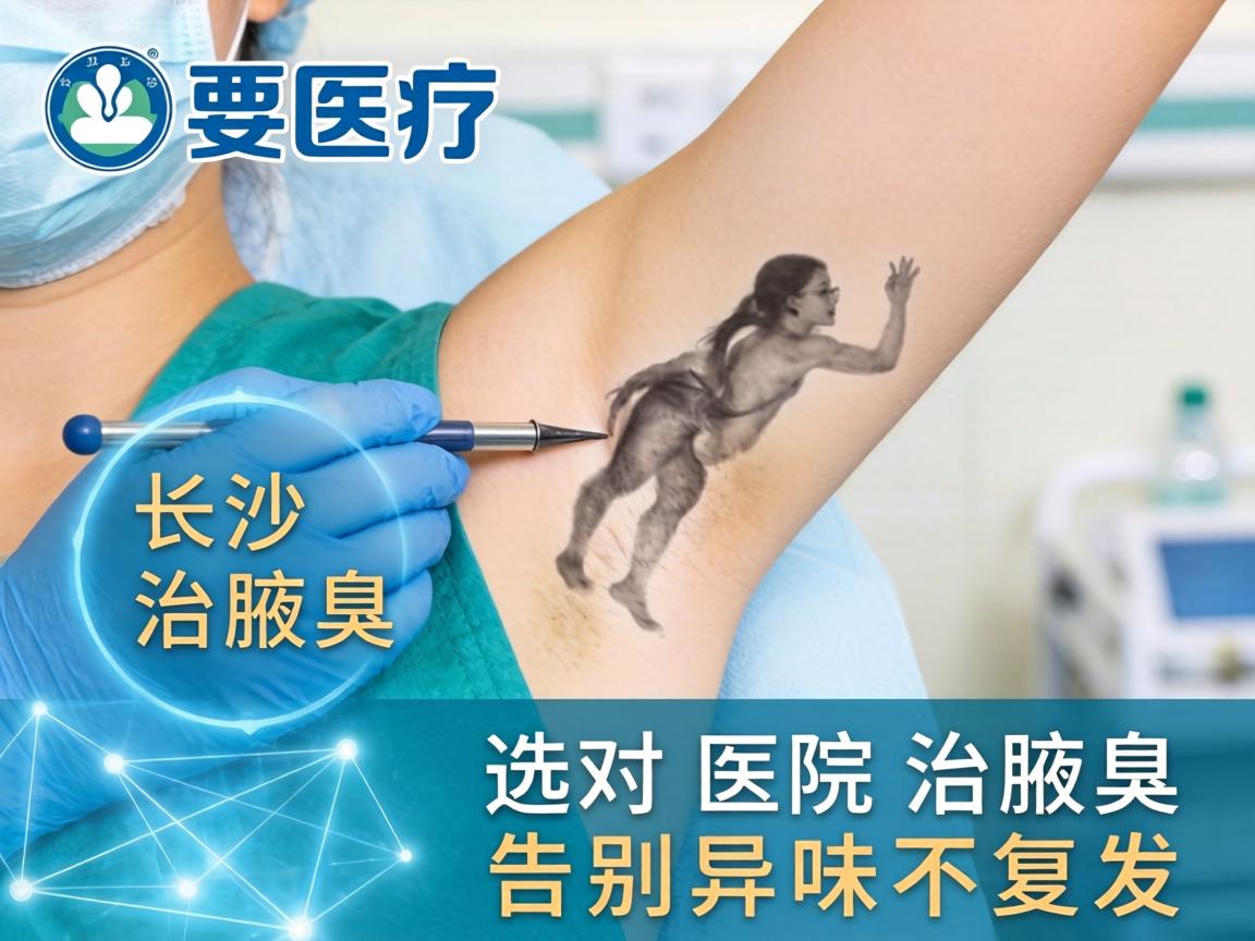 长沙治腋臭，选对医院治腋臭，告别异味不复发