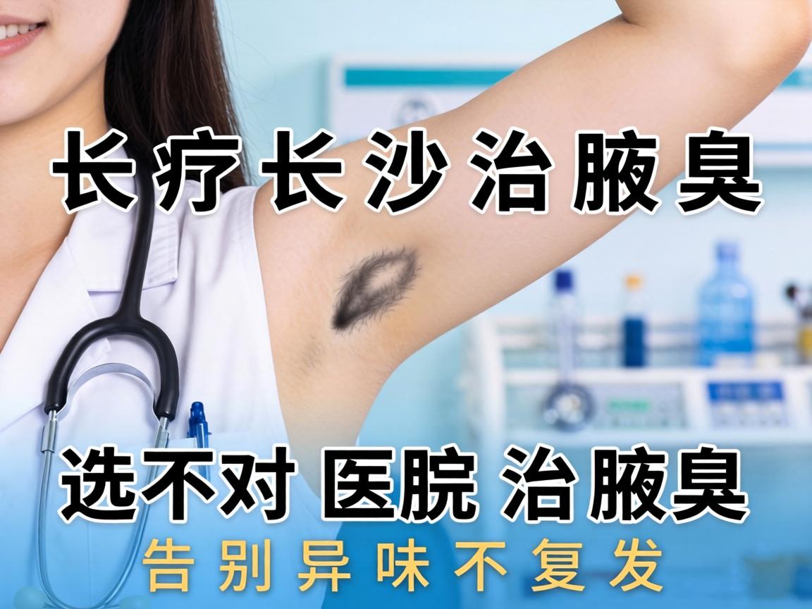 长沙治腋臭，选对医院治腋臭，告别异味不复发