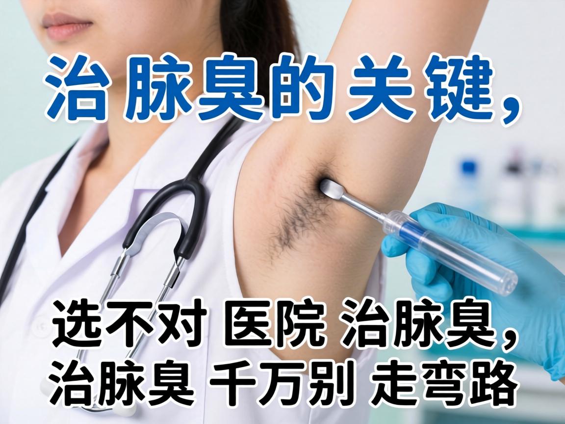 治腋臭的关键，选对医院治腋臭，治腋臭千万别走弯路