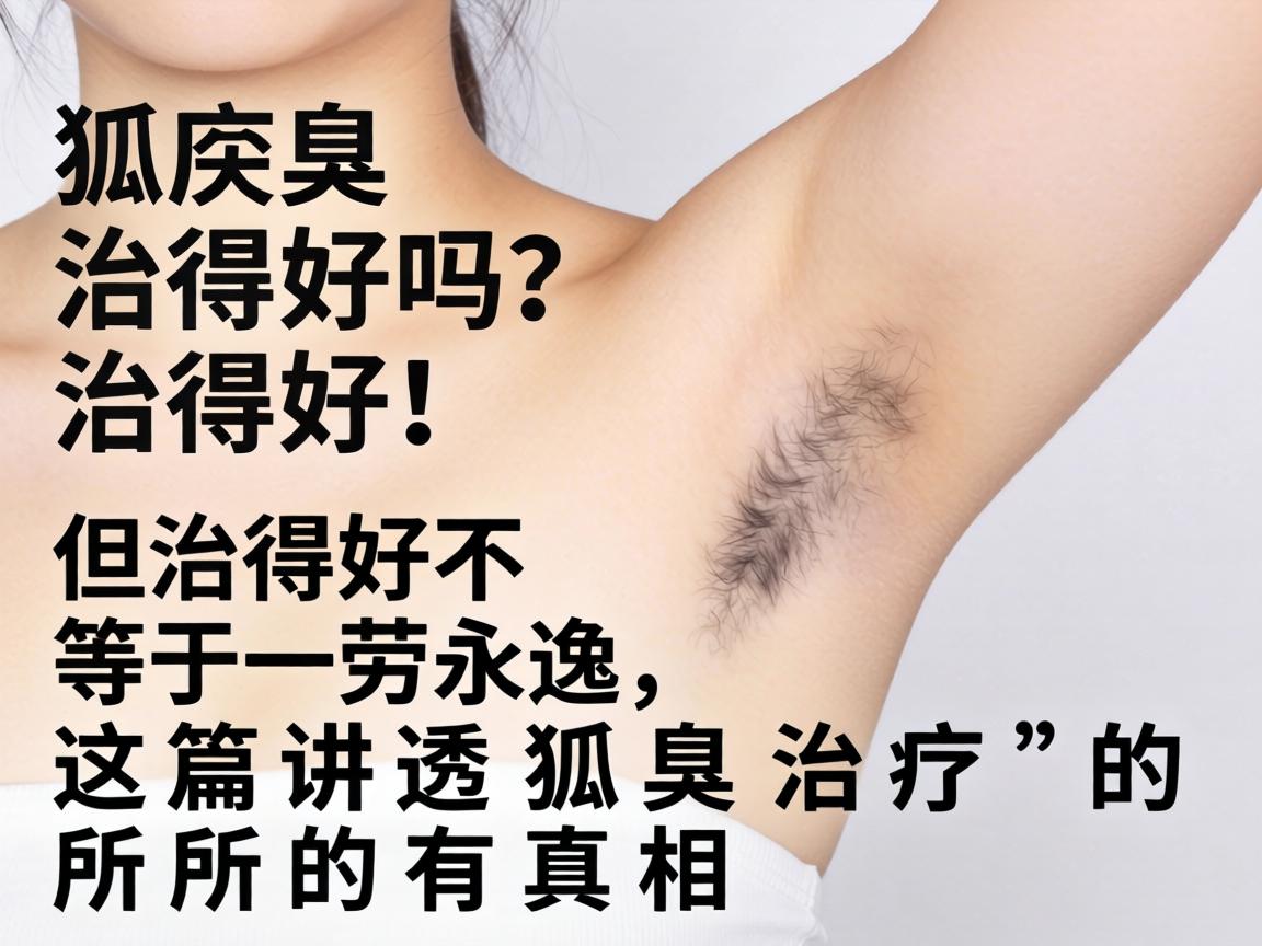 狐臭治得好吗？治得好！但治得好不等于一劳永逸，这篇讲透狐臭治疗的所有真相