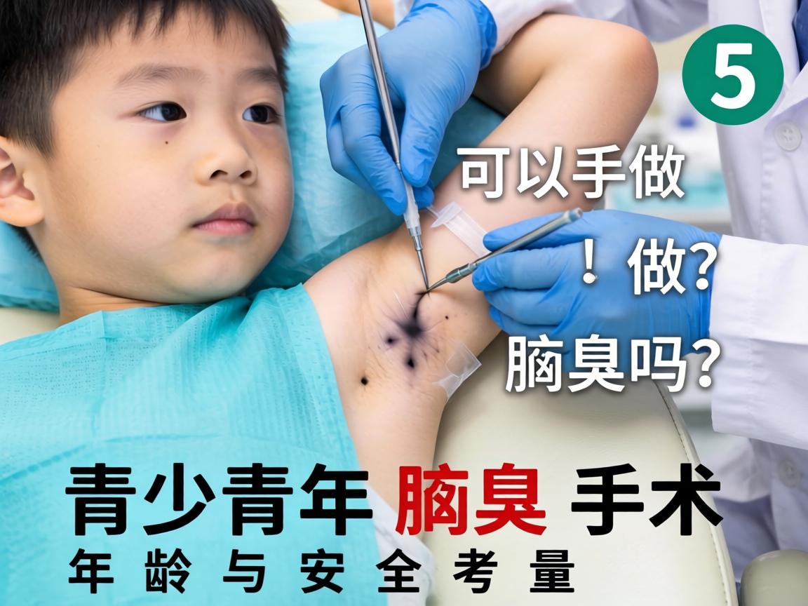15岁可以做腋臭手术吗？青少年腋臭手术的年龄与安全考量