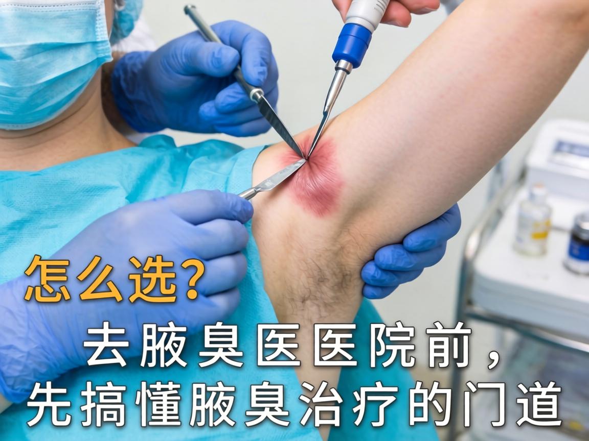 腋臭手术怎么选？去腋臭医院前，先搞懂腋臭治疗的门道