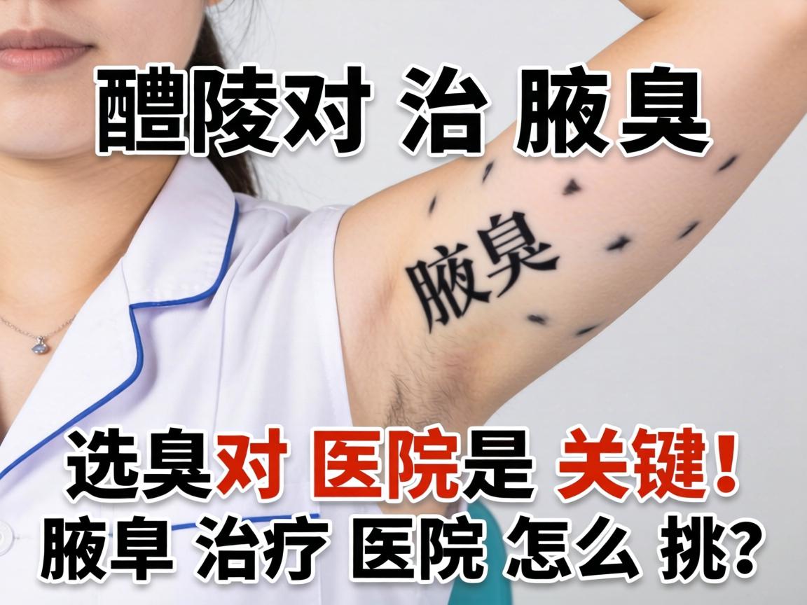 醴陵治腋臭，选对医院是关键！腋臭治疗医院怎么挑？
