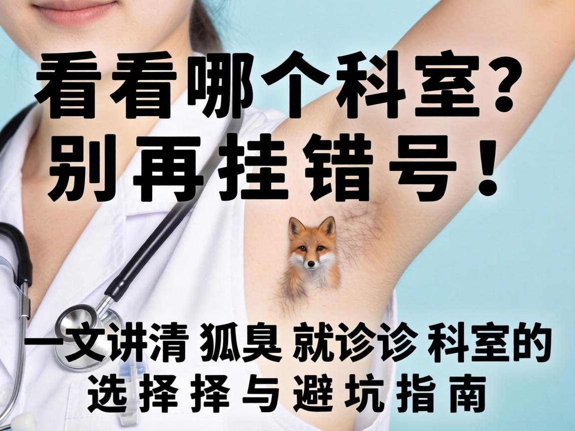 狐臭看哪个科室？别再挂错号！一文讲清狐臭就诊科室的选择与避坑指南