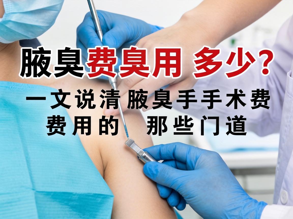 腋臭手术费用多少？一文说清腋臭手术费用的那些门道