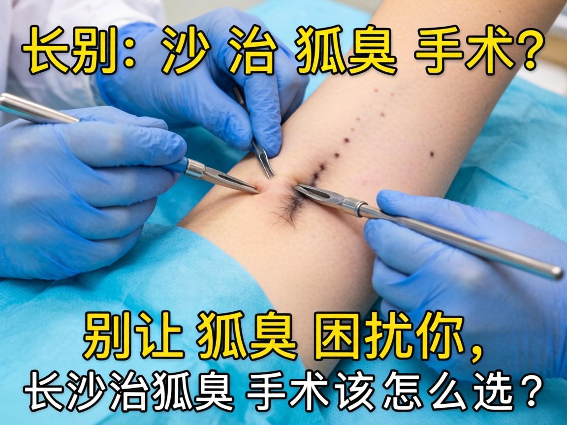 长沙治狐臭手术，别让狐臭困扰你，长沙治狐臭手术该怎么选？