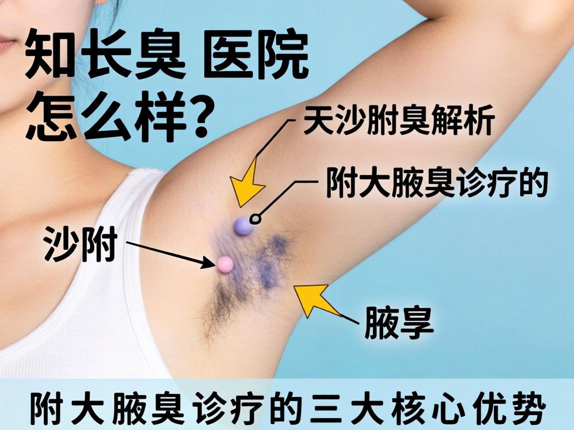 长沙附大腋臭医院怎么样？解析附大腋臭诊疗的三大核心优势