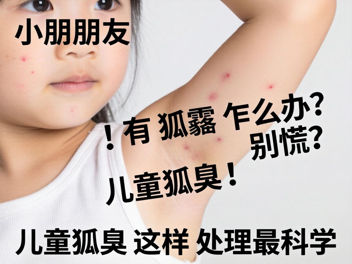 小朋友有狐臭怎么办？别慌！儿童狐臭这样处理最科学
