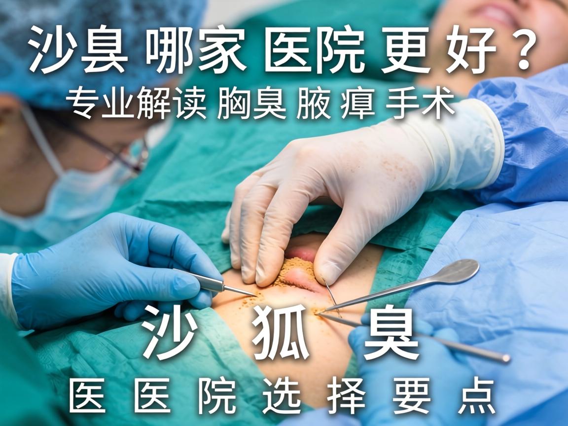 长沙狐臭手术哪家医院更好？专业解读腋臭手术医院选择要点