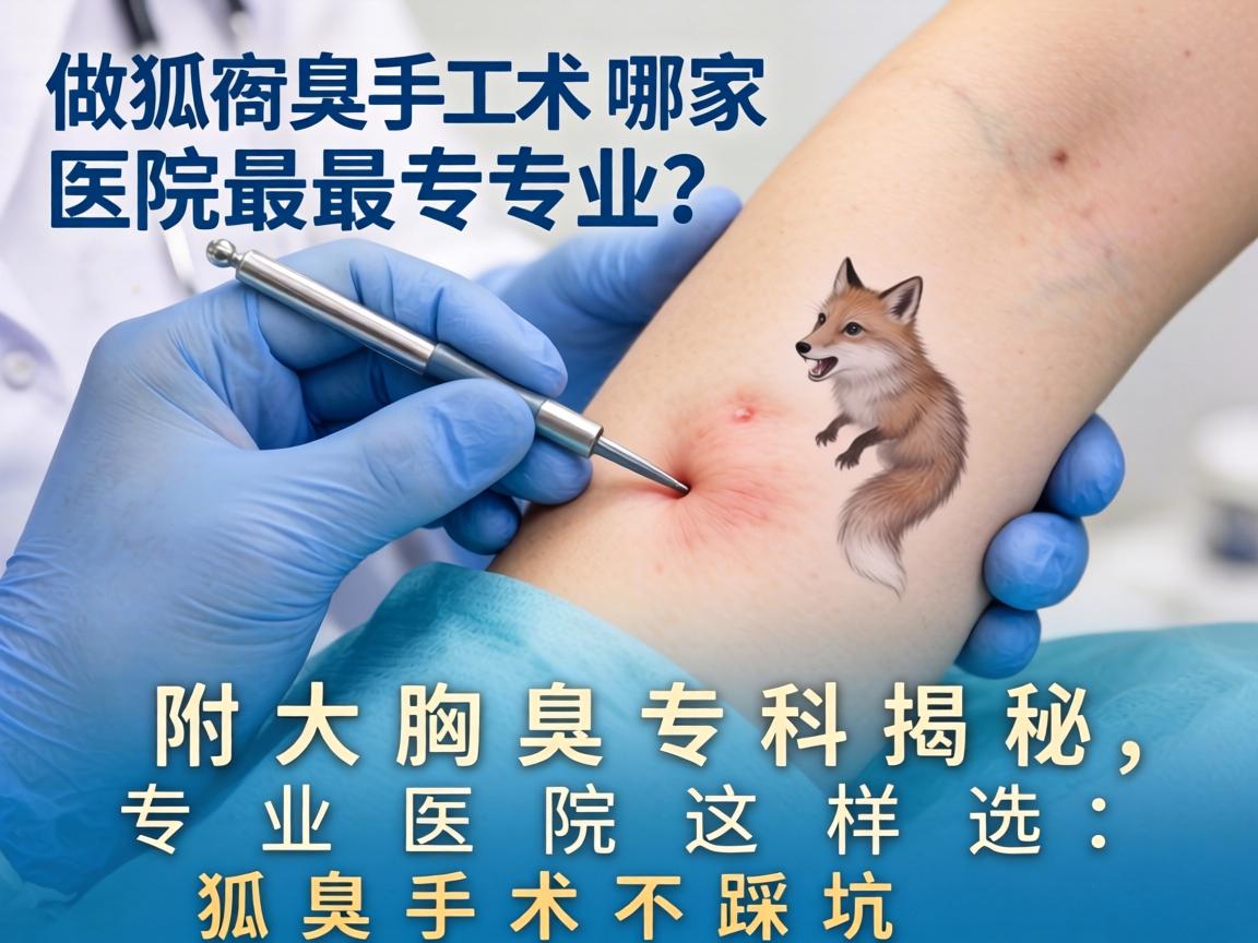 做狐臭手术哪家医院最专业？附大腋臭专科揭秘，专业医院这样选，狐臭手术不踩坑