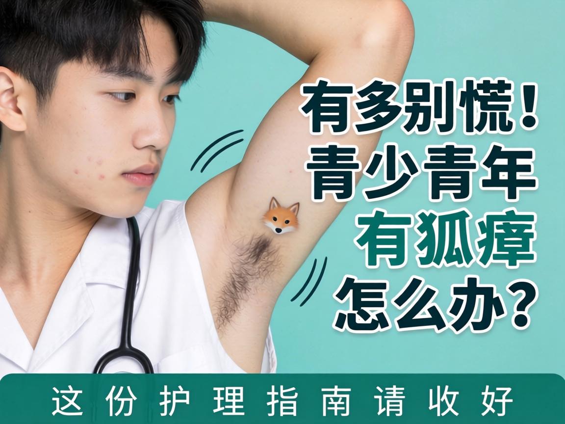 青少年有狐臭别慌！青少年有狐臭怎么办？这份护理指南请收好
