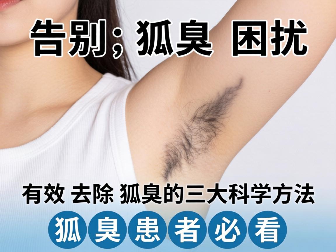 告别狐臭困扰，有效去除狐臭的三大科学方法，狐臭患者必看