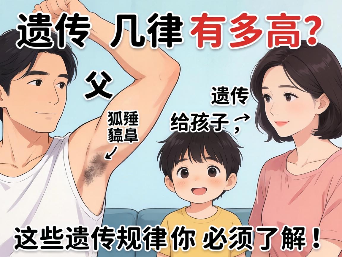 遗传几率有多高？父母狐臭遗传给孩子，这些遗传规律你必须了解！