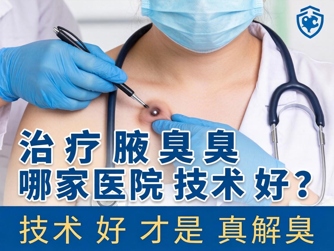 治疗腋臭哪家医院技术好？技术好才是真解臭