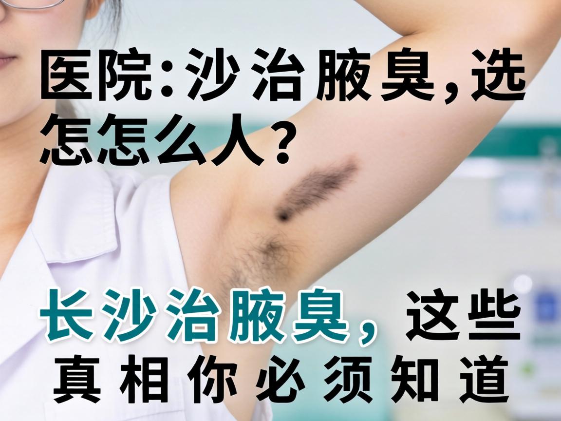 长沙治腋臭，医院怎么选？长沙治腋臭，这些真相你必须知道