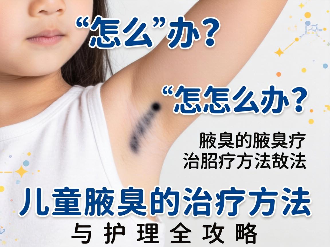 儿童腋臭怎么办？儿童腋臭的治疗方法与护理全攻略