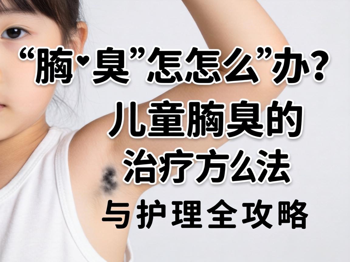 儿童腋臭怎么办？儿童腋臭的治疗方法与护理全攻略