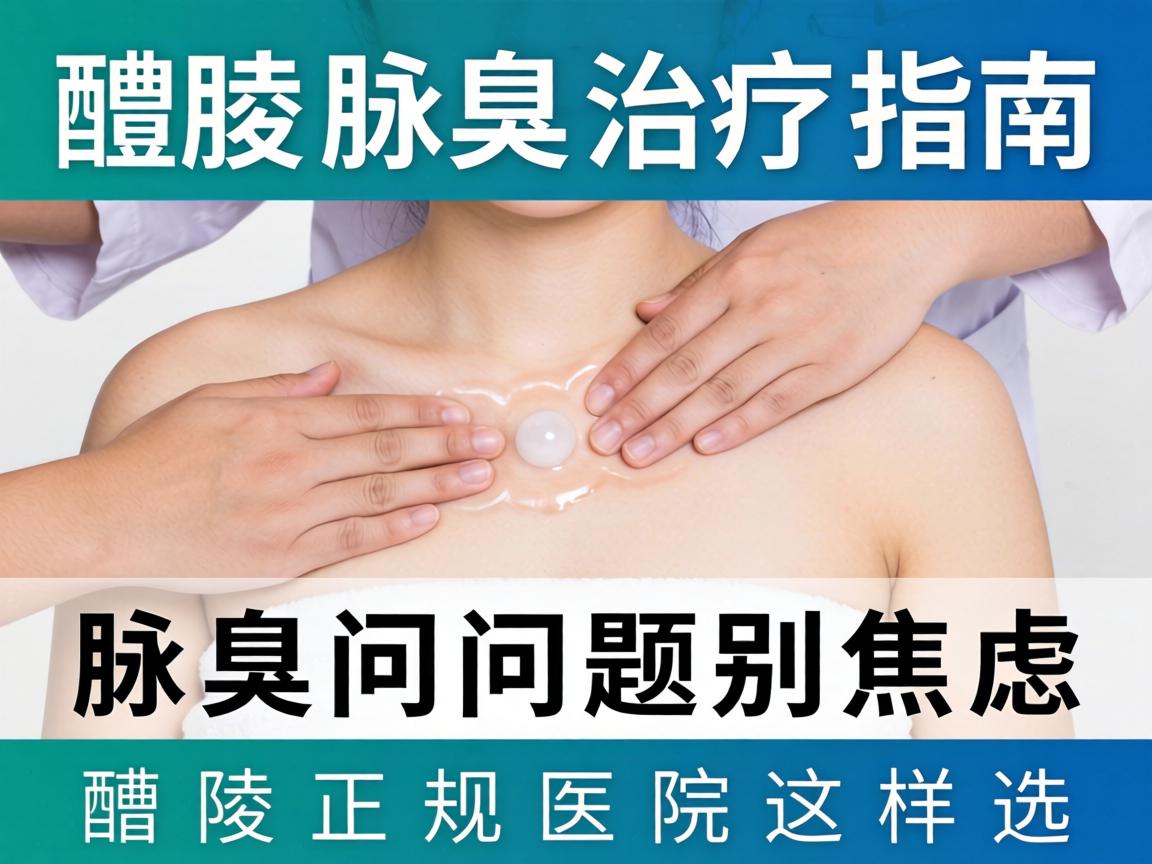 醴陵腋臭治疗指南，腋臭问题别焦虑，醴陵正规医院这样选