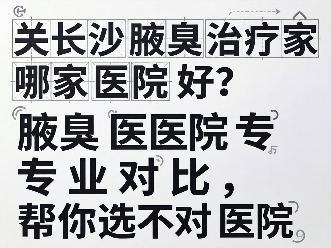 长沙腋臭治疗哪家医院好？腋臭医院专业对比，帮你选对医院