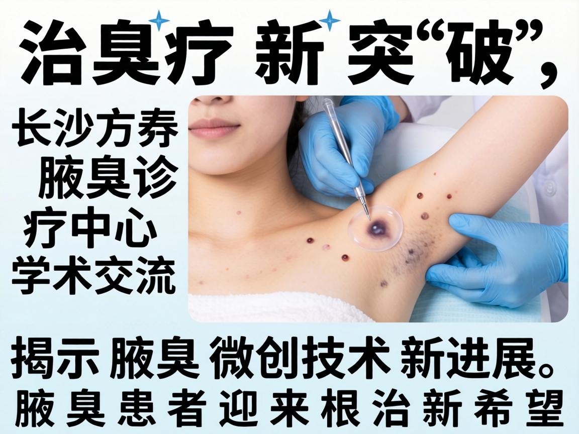 腋臭治疗新突破，长沙方泰腋臭诊疗中心学术交流揭示腋臭微创技术新进展，腋臭患者迎来根治新希望