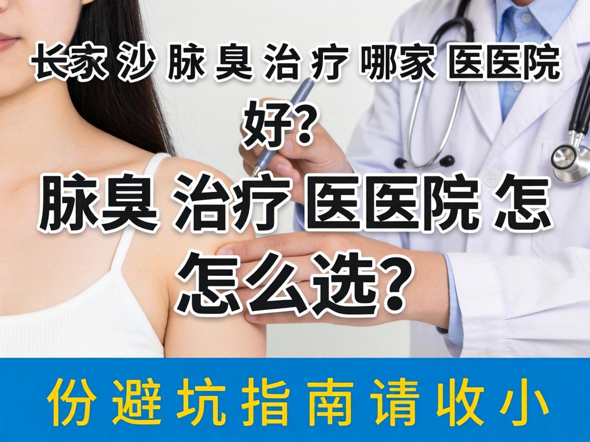 长沙腋臭治疗哪家医院好？腋臭治疗医院怎么选？这份避坑指南请收好
