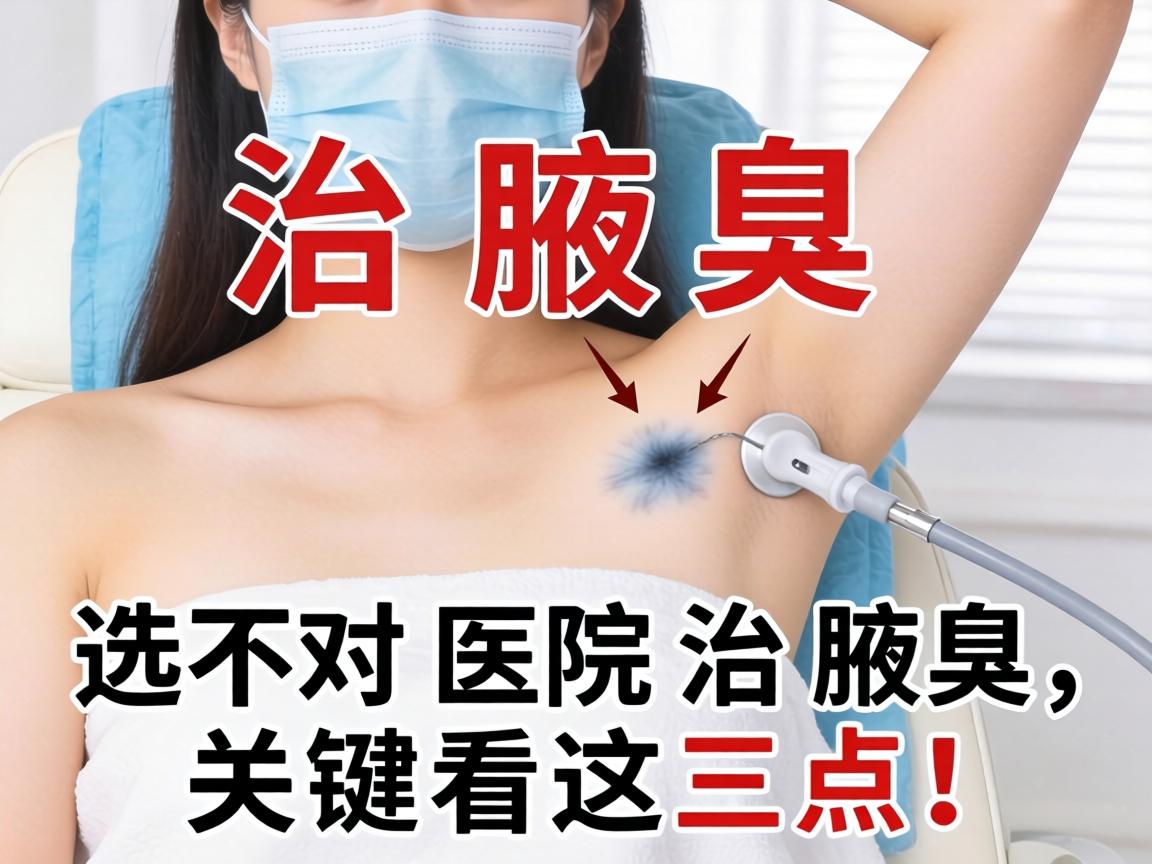 治腋臭，选对医院治腋臭，关键看这三点！