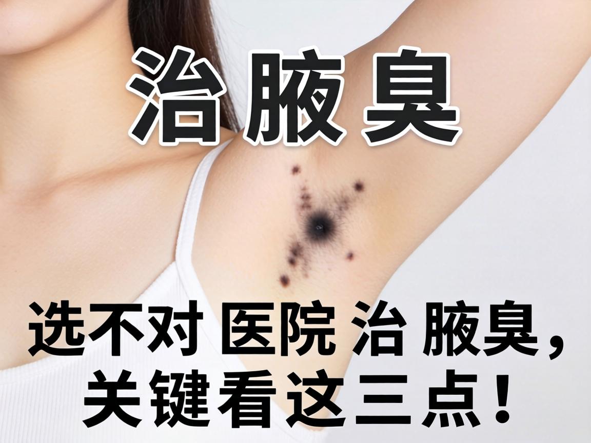 治腋臭，选对医院治腋臭，关键看这三点！