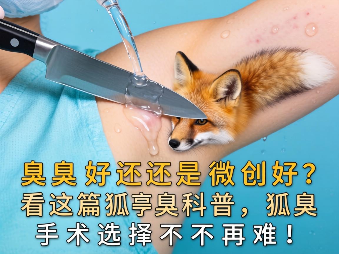水刀狐臭好还是微创好？看这篇狐臭科普，狐臭手术选择不再难！