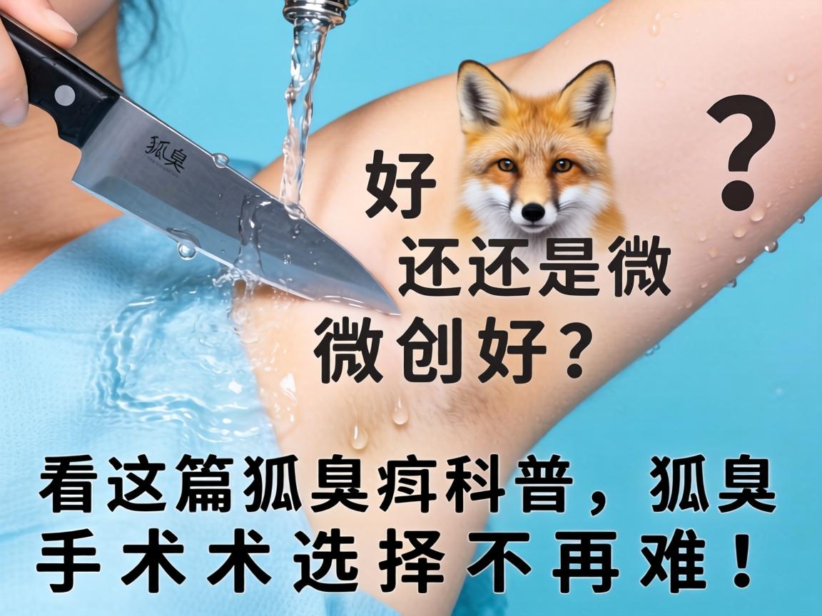 水刀狐臭好还是微创好？看这篇狐臭科普，狐臭手术选择不再难！