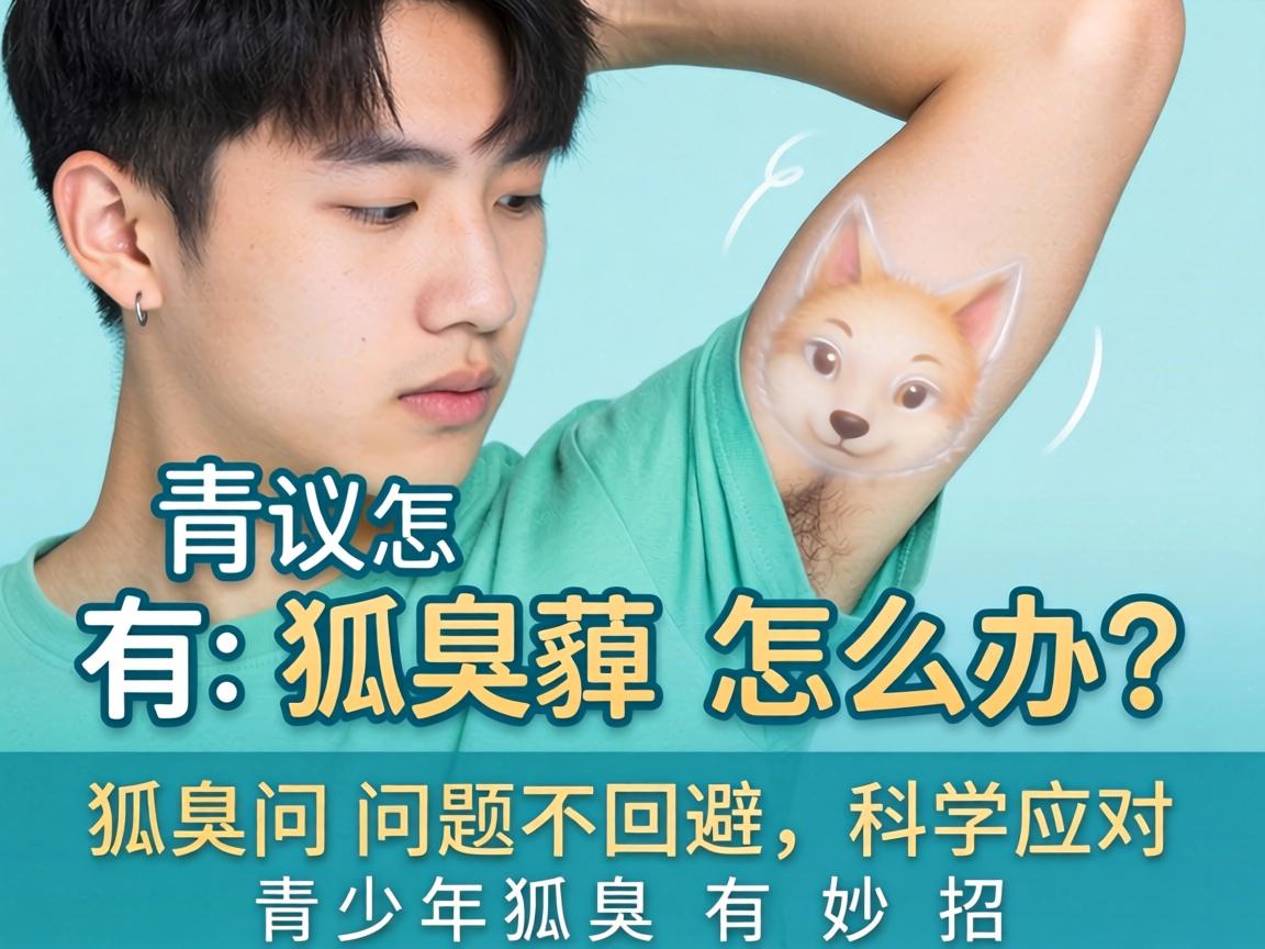 青少年有狐臭怎么办？狐臭问题不回避，科学应对青少年狐臭有妙招