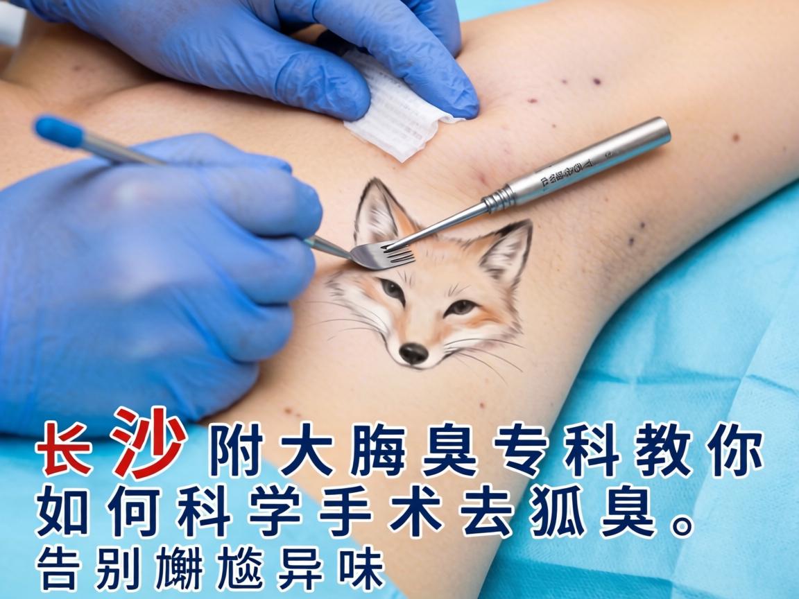 手术去狐臭，长沙附大腋臭专科教你如何科学手术去狐臭，告别尴尬异味