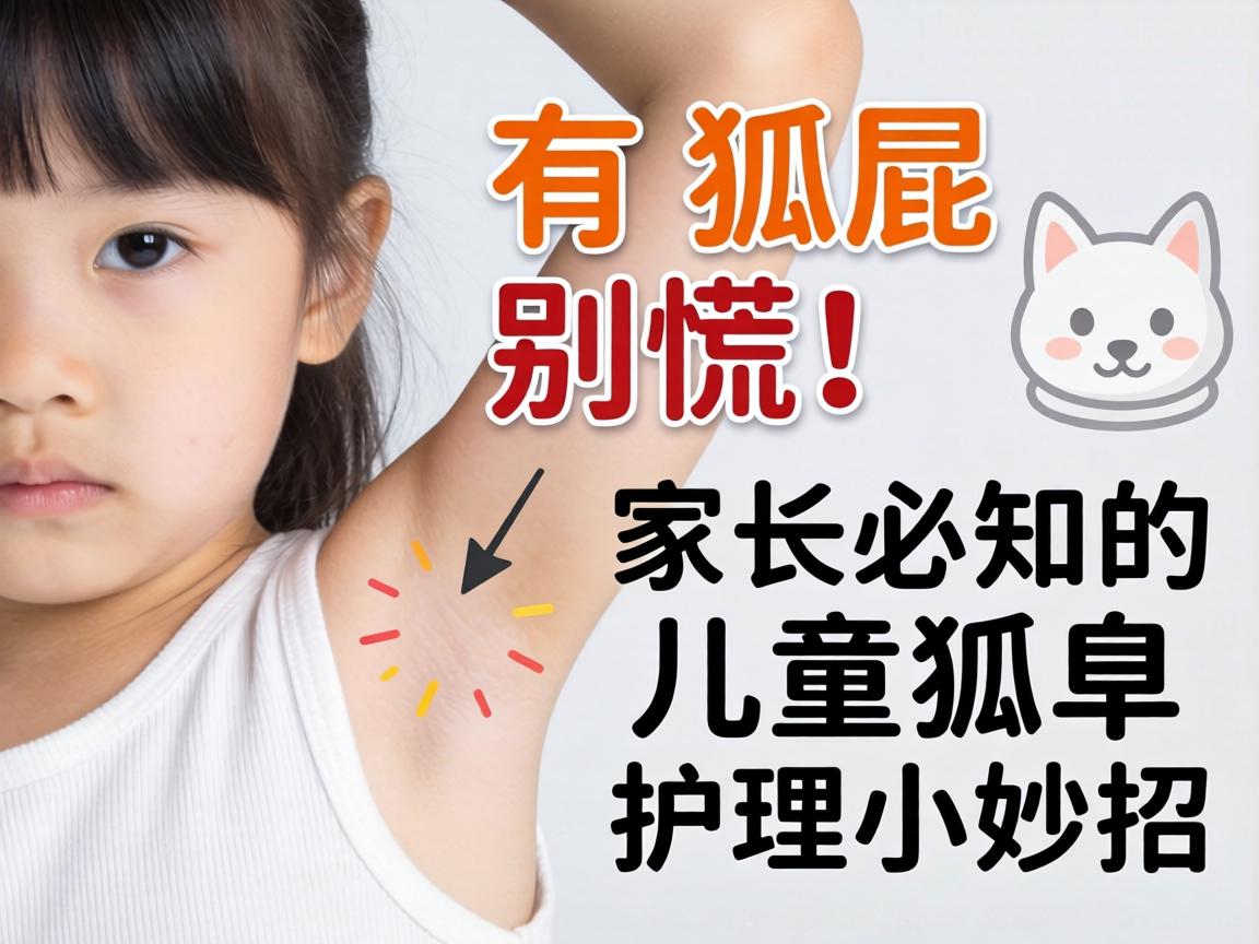 儿童有狐臭别慌！家长必知的儿童狐臭护理小妙招
