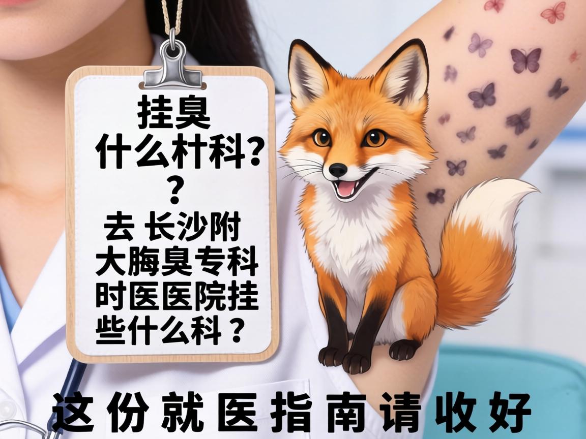 狐臭挂什么科？去长沙附大腋臭专科医院挂什么科？这份就医指南请收好