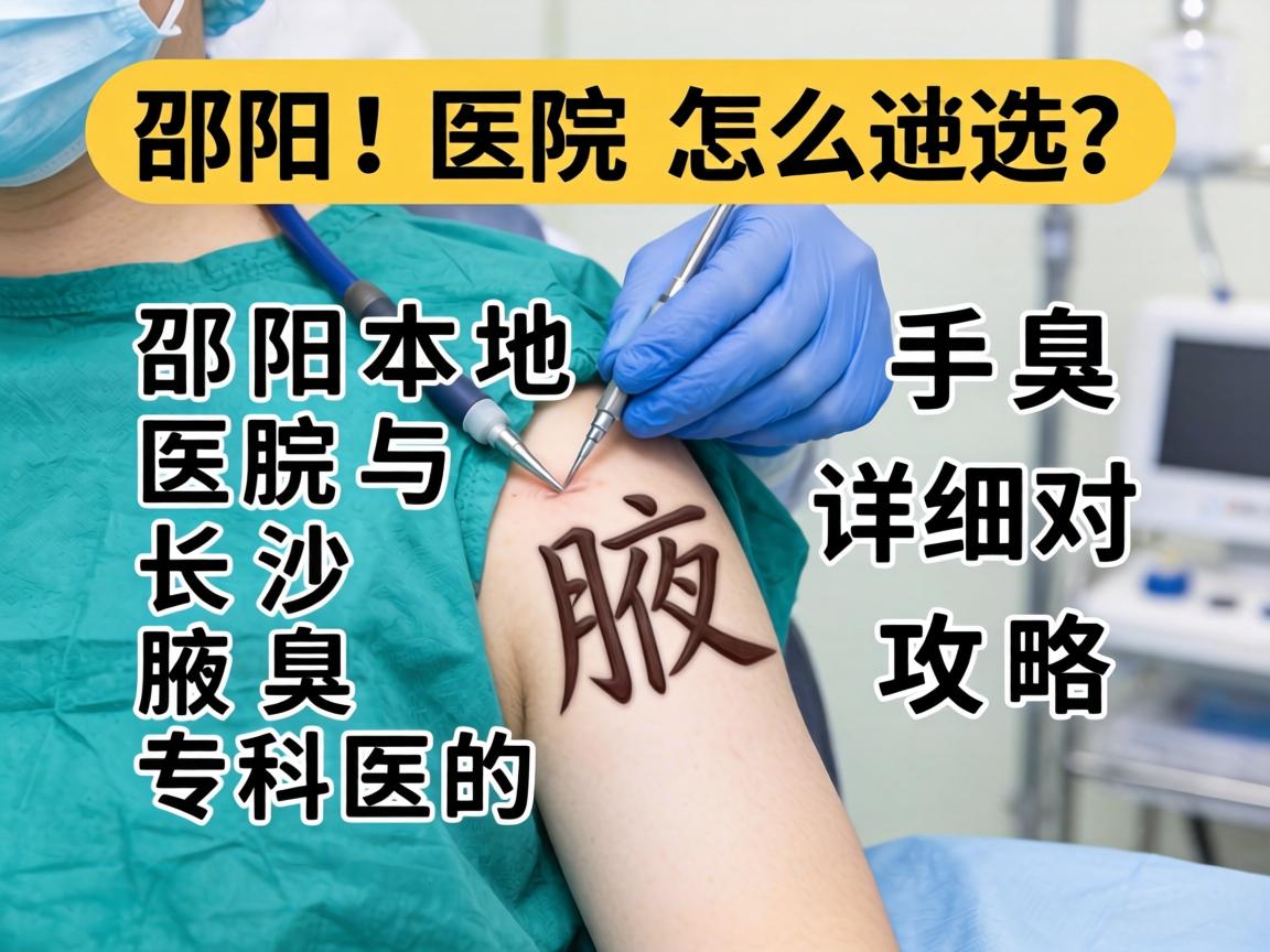 邵阳腋臭手术医院怎么选？邵阳本地医院与长沙腋臭专科的详细对比攻略
