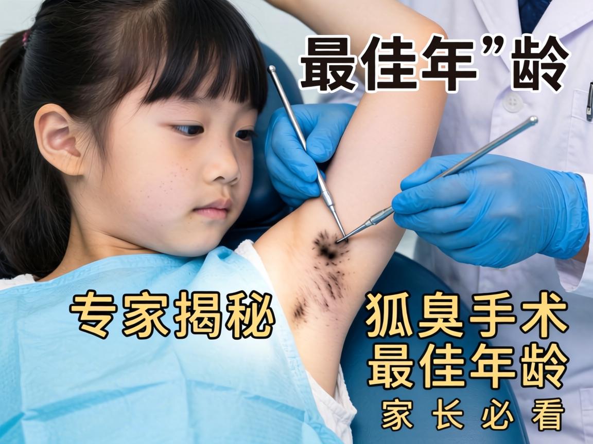 女孩狐臭手术最佳年龄，专家揭秘狐臭手术最佳年龄，家长必看