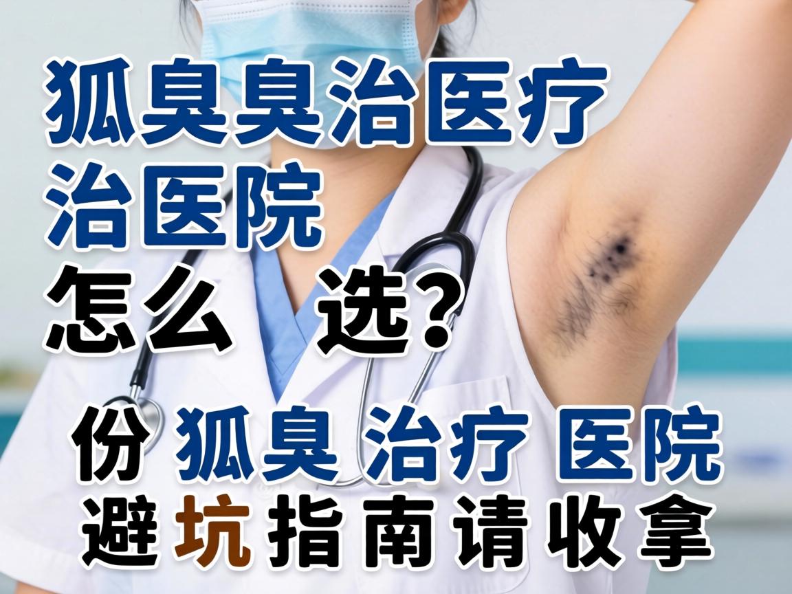 狐臭治疗医院怎么选？这份狐臭治疗医院避坑指南请收好