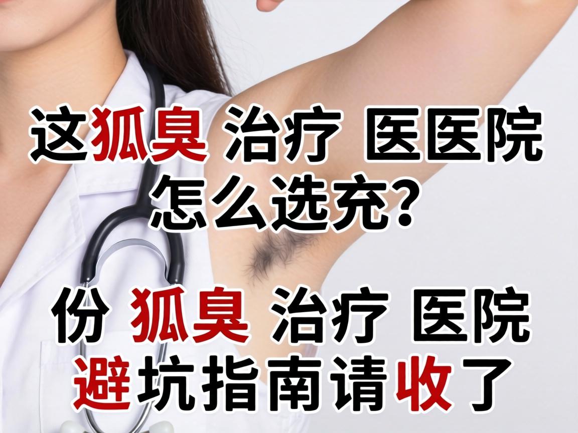 狐臭治疗医院怎么选？这份狐臭治疗医院避坑指南请收好