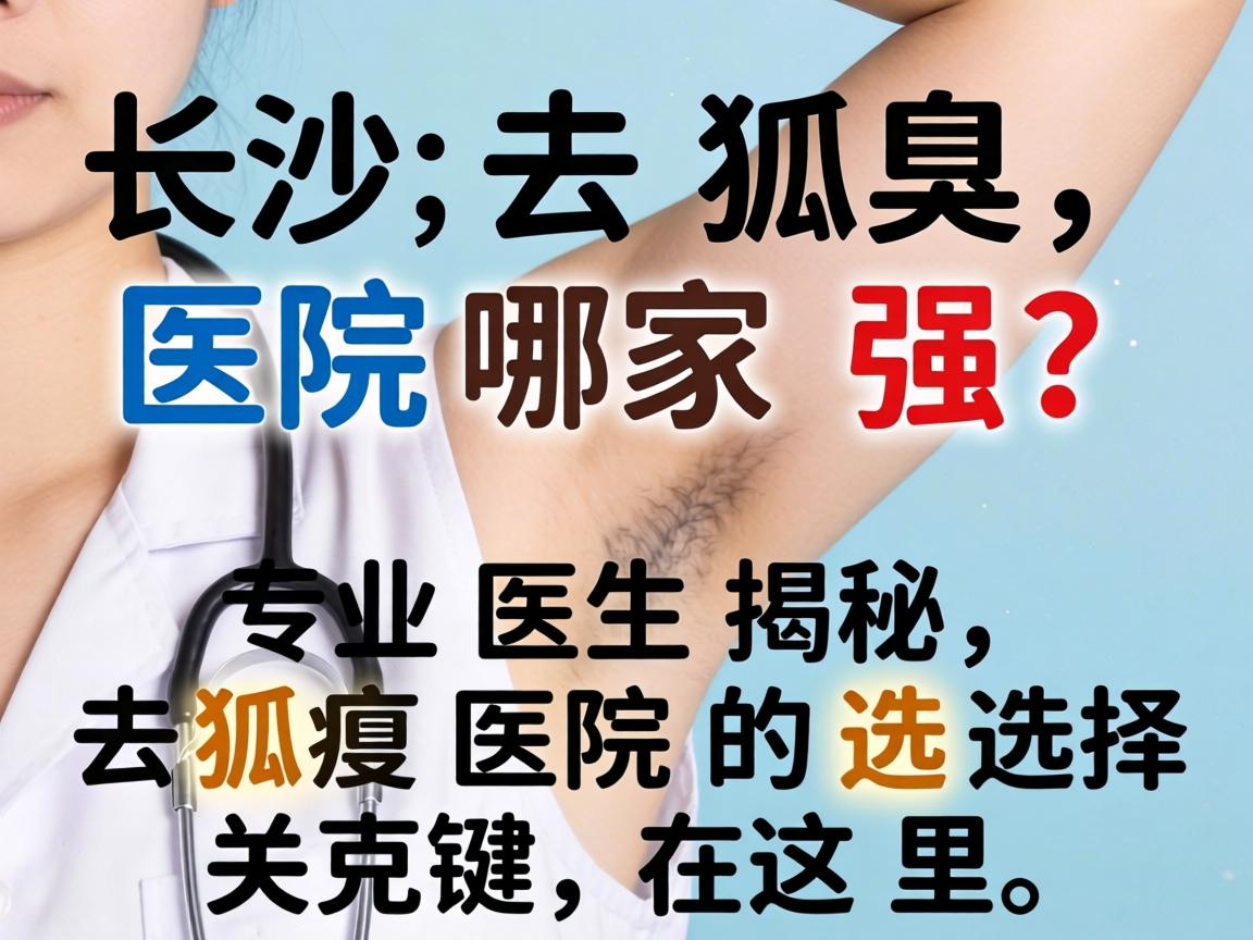 长沙去狐臭医院哪家强？专业医生揭秘，去狐臭医院的选择关键在这里
