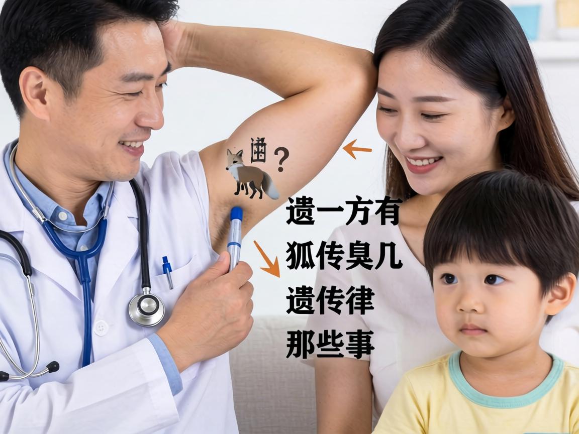 父母一方有狐臭，孩子遗传几率有多大？详解狐臭遗传那些事