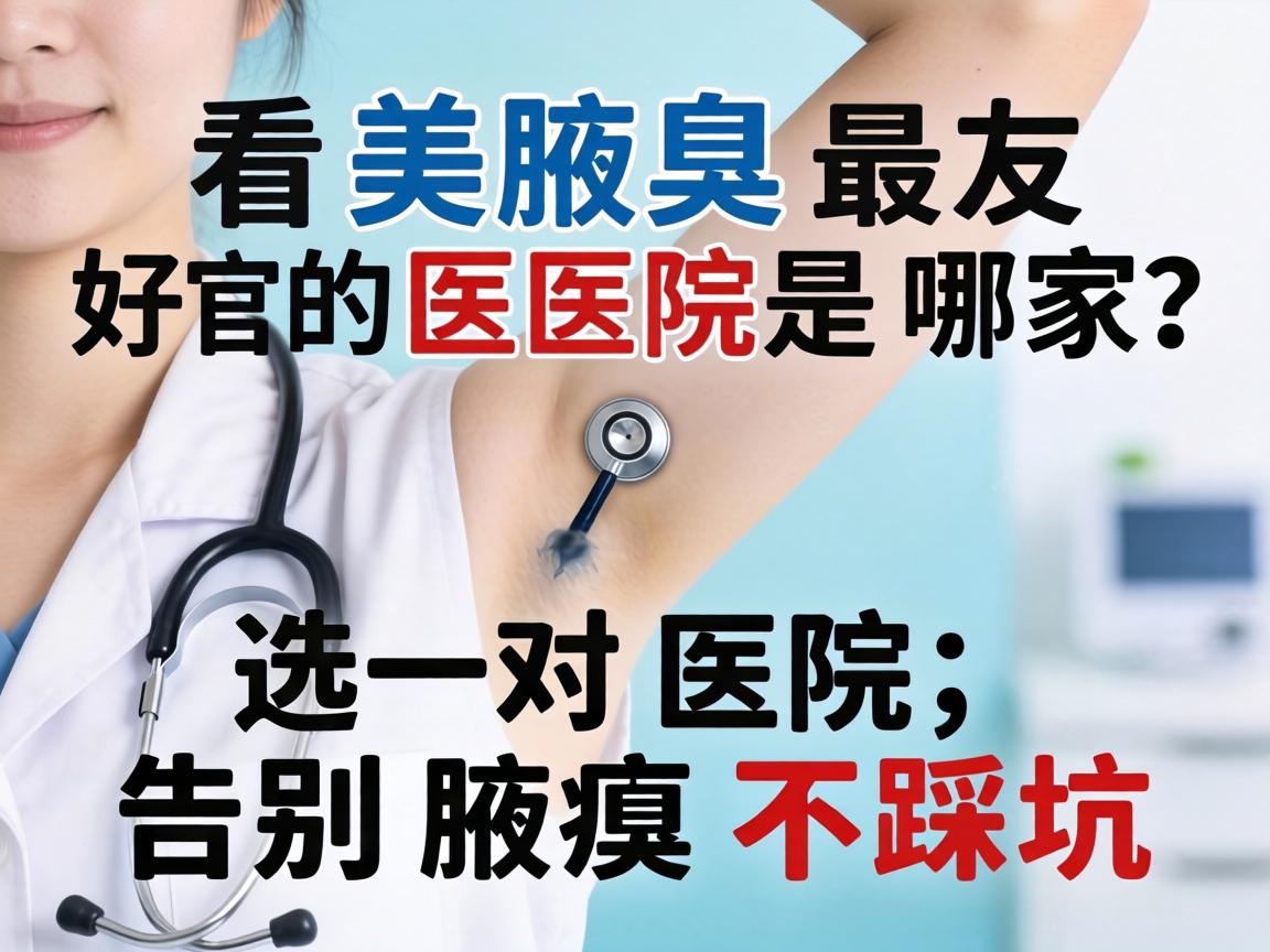 看腋臭最好的医院是哪家？选对医院，告别腋臭不踩坑