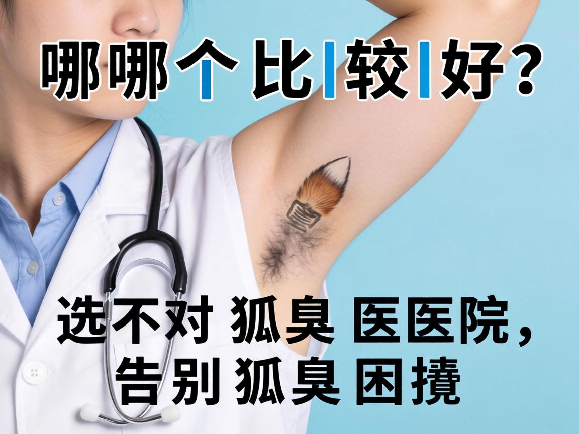 狐臭医院哪个比较好？选对狐臭医院，告别狐臭困扰