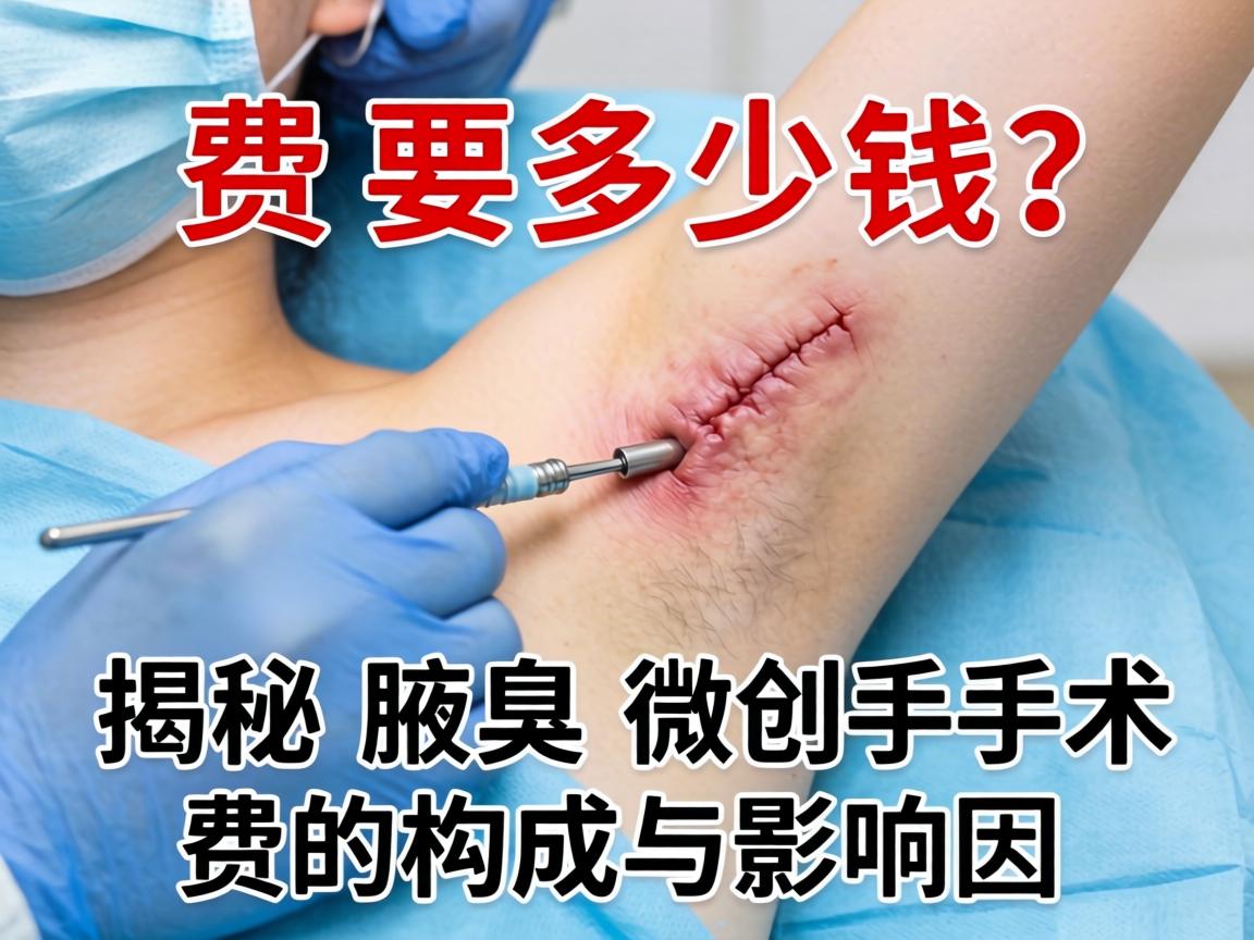 腋臭微创手术费要多少钱？揭秘腋臭微创手术费的构成与影响因素