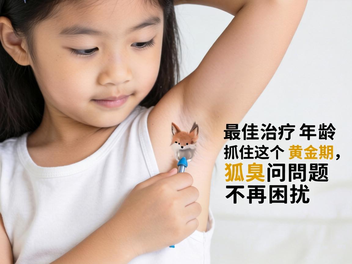女孩狐臭最佳治疗年龄，抓住这个黄金期，狐臭问题不再困扰