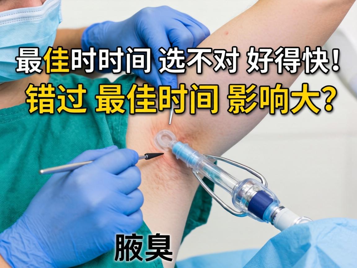 腋臭手术最佳时间，最佳时间选对好得快！错过最佳时间影响大？