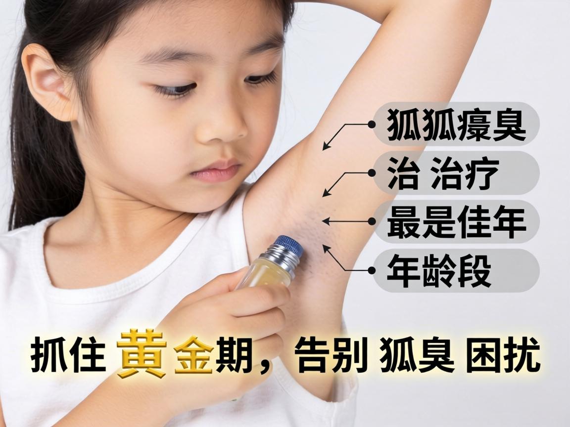女孩狐臭治疗最佳年龄段，抓住黄金期，告别狐臭困扰