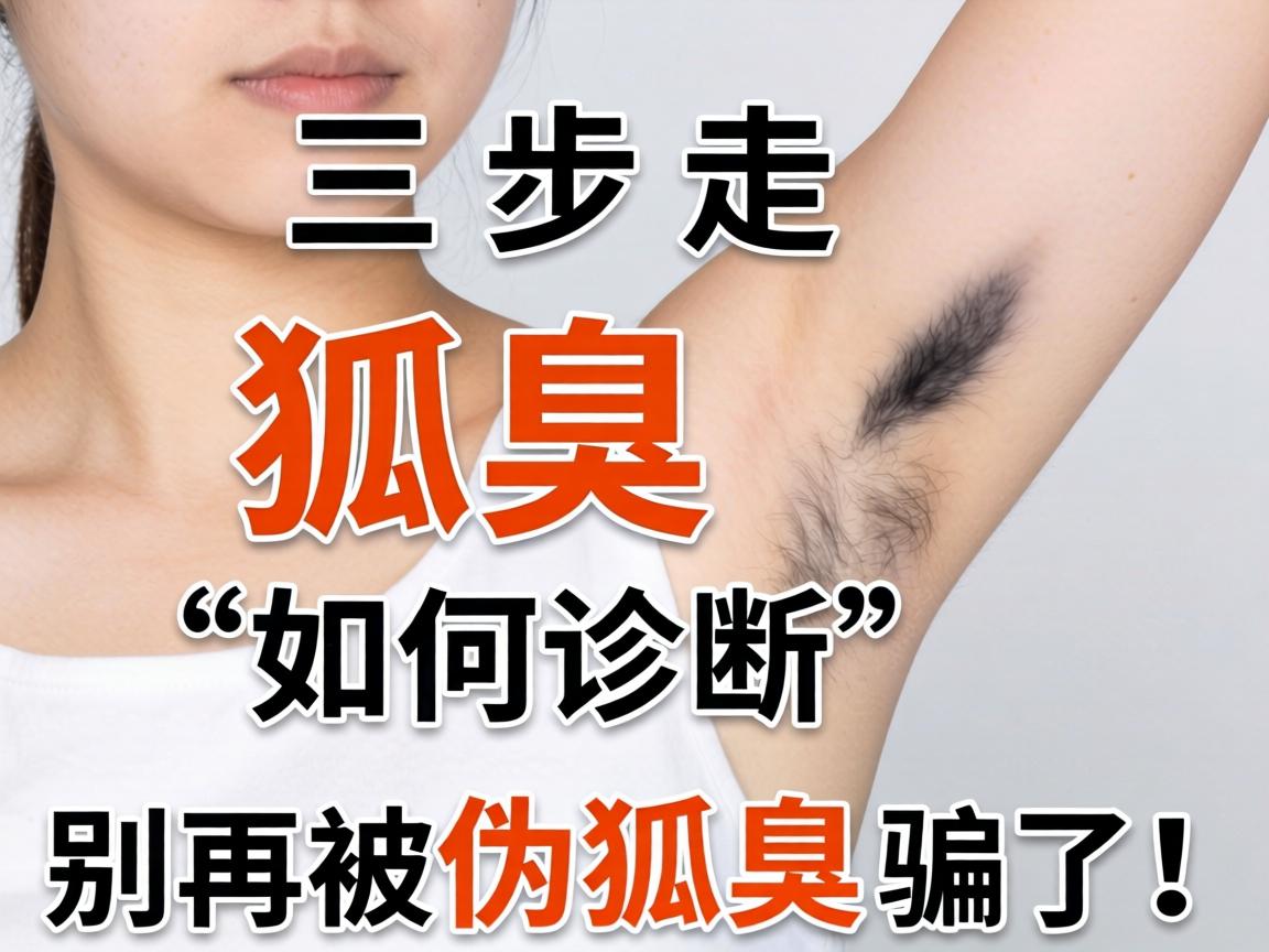 狐臭诊断三步走，狐臭如何诊断，别再被伪狐臭骗了！